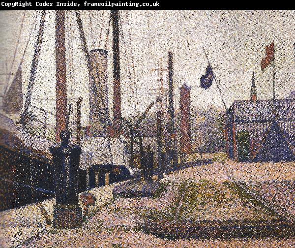 Georges Seurat The Maria at Honfleur