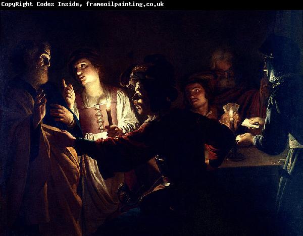 Gerard van Honthorst De Verloochening van Sint Petrus