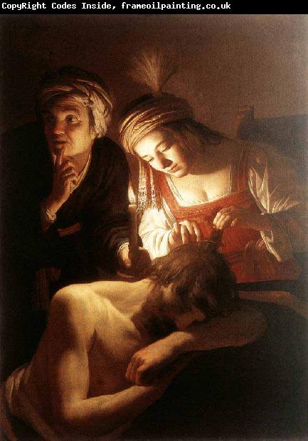 Gerard van Honthorst Samson and Delilah