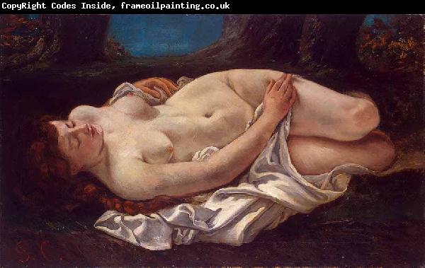 Gustave Courbet Reclining Woman