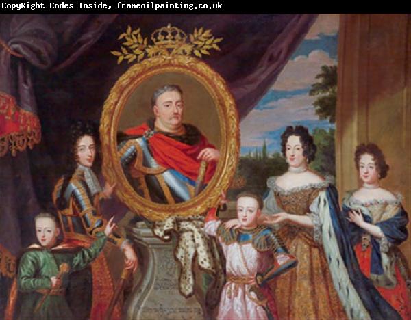 Henri Gascar Apotheosis of John III Sobieski surrounded by his family.