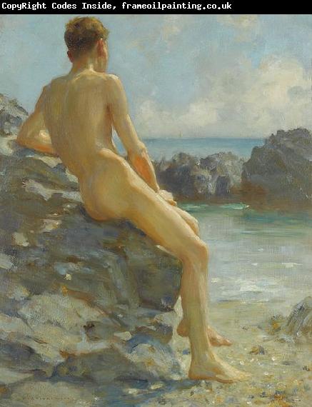 Henry Scott Tuke The Bather