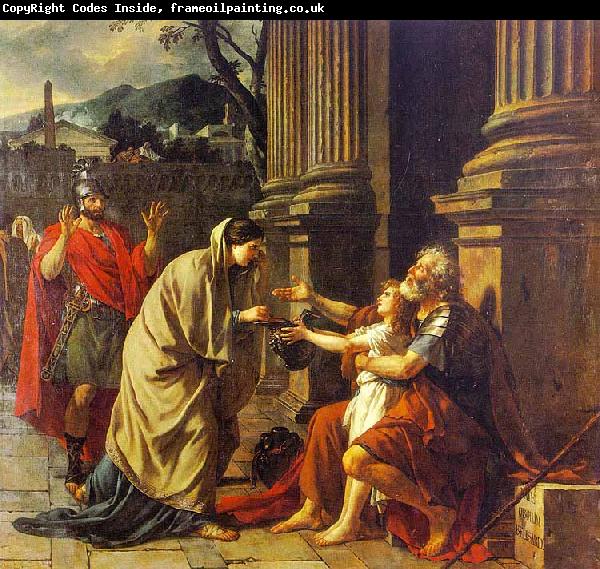 Jacques-Louis David Belisarius Begging for Alms