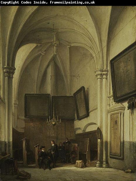 Johannes Bosboom The vestry of St. Stevens Church in Nijmegen