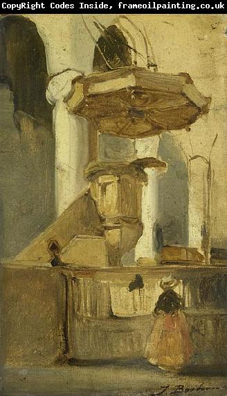 Johannes Bosboom The Pulpit of the Church in Hoorn