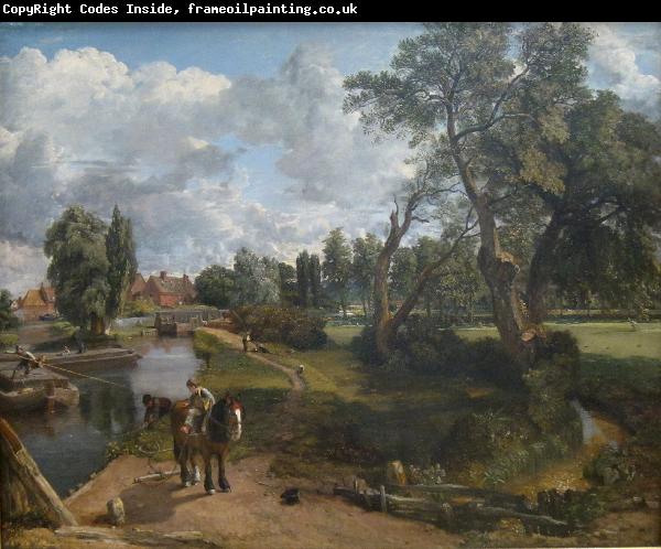 John Constable Flatford Mill or Scene on a Navigable River