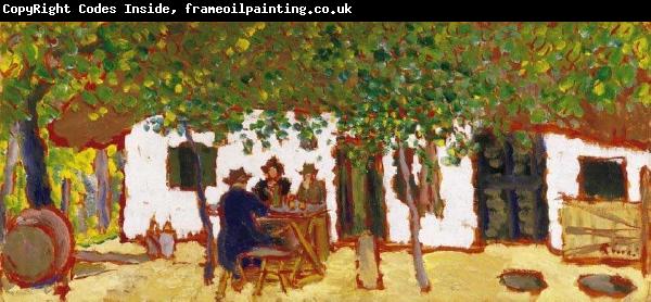 Jozsef Rippl-Ronai In the Vineyard