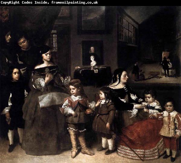 Juan Bautista Martinez del Mazo The Artists Family