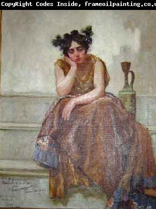 Juan Luna Figura femenina