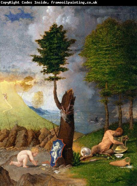 Lorenzo Lotto Allegory of Virtue and Vice