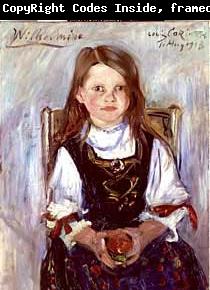 Lovis Corinth Wilhelmine im Trachtenkleid