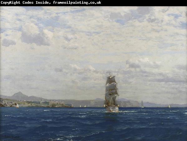 Michael Zeno Diemer Sailing off the Kilitbahir Fortress in the Dardenelles