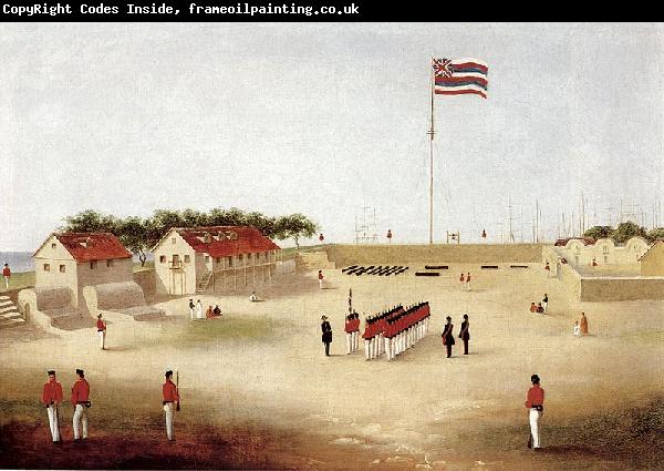 Paul Emmert View of the Honolulu Fort - Interior