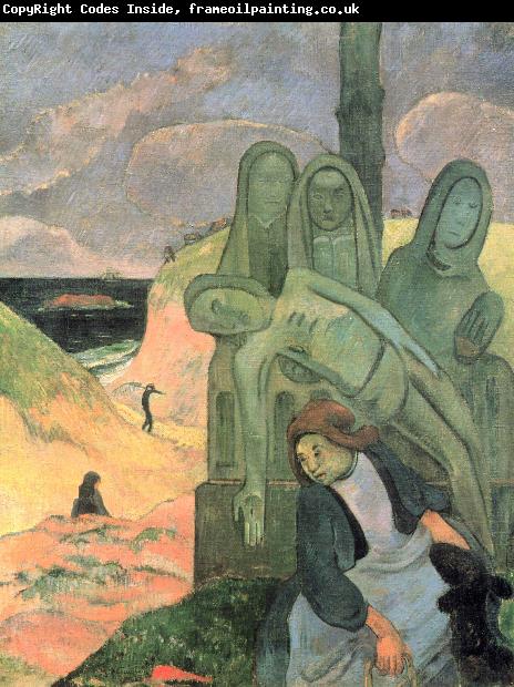 Paul Gauguin The Green Christ