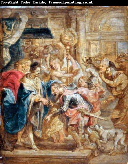 Peter Paul Rubens The Reconciliation of King Henry III and Henry of Navarre