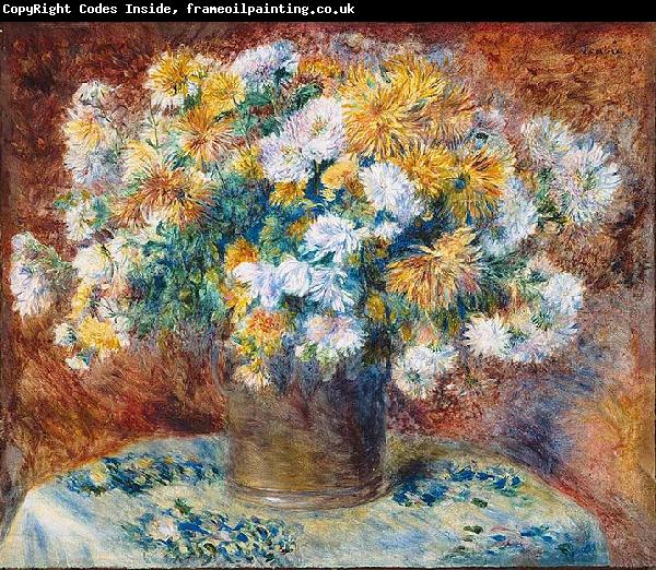 Pierre-Auguste Renoir Chrysanthemums