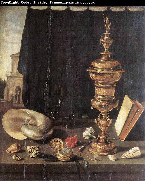 Pieter Claesz Still life with Great Golden Goblet