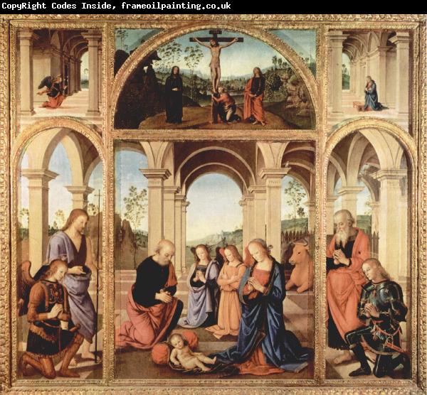 Pietro Perugino Albani Torlonia Polyptych