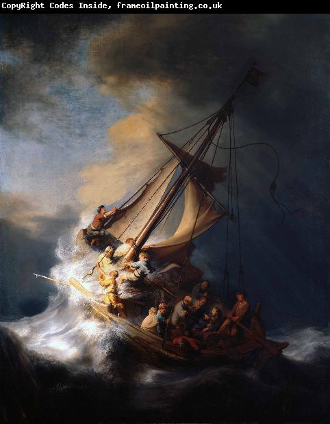 Rembrandt Peale Storm on the Sea of Galilee