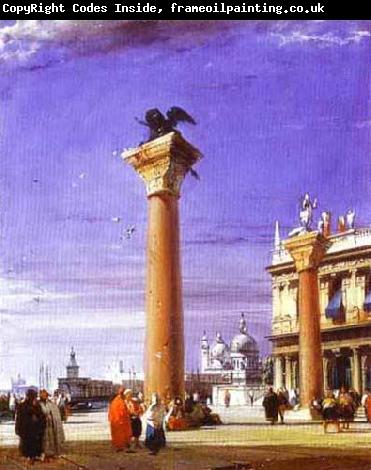 Richard Parkes Bonington St. Mark's Column in Venice