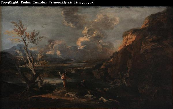 Salvator Rosa Landscape with Tobit and the angel