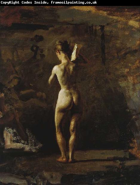 Thomas Eakins Study for William Rush Carving His Allegorical Figure of the Schuylkill River