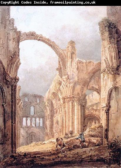 Thomas Girtin Interior of Lindisfarne Priory