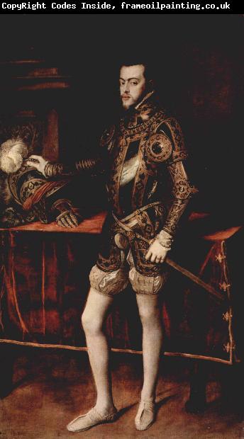 Titian Philip II in Armour