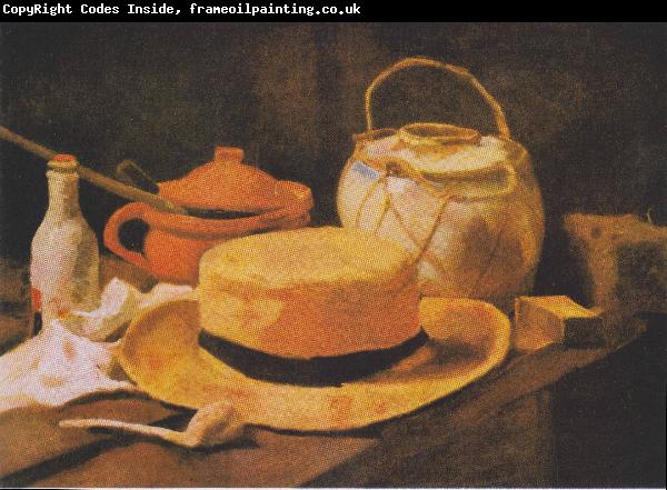 Vincent Van Gogh Still Life with Straw Hat