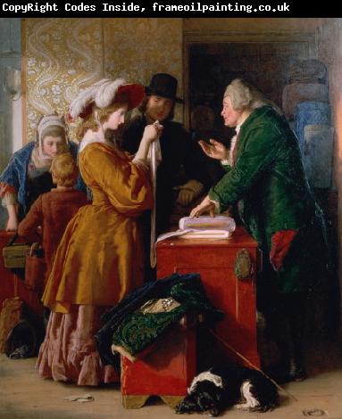 William Mulready Choosing the Wedding Gown