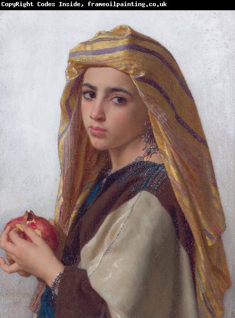 William-Adolphe Bouguereau Girl with a pomegranate