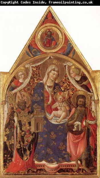 Antonio Fiorentino Madonna and Child with Saints