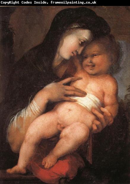 BERRUGUETE, Alonso Madonna and Child