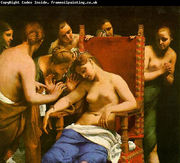 CAGNACCI, Guido The Death of Cleopatra