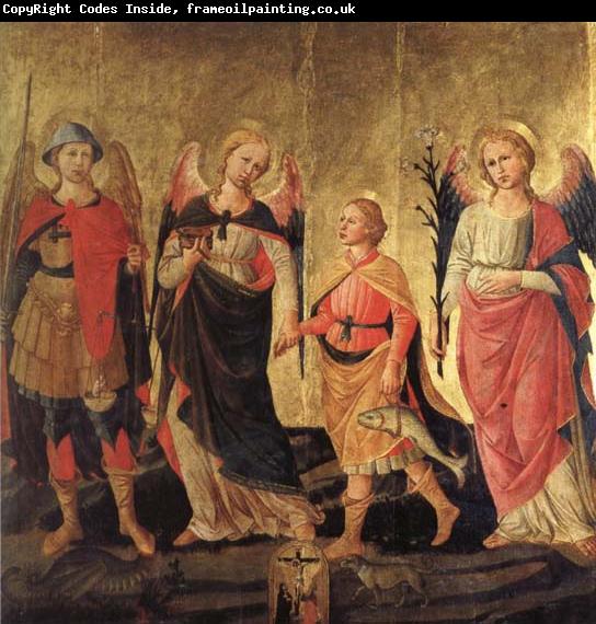 DOMENICO DI MICHELINO Tobias and the Three Archangels