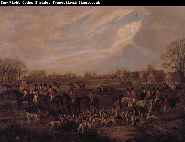 Dean Wolstenholme The Essex Hunt,1831 A set of Four Paintings