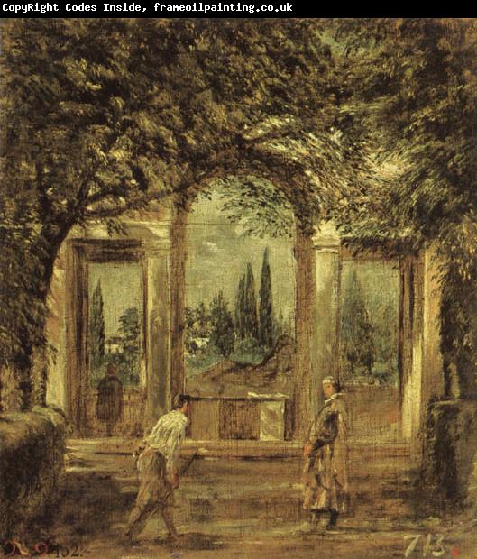 Diego Velazquez View of the Garden of the Villa Medici in Rome II