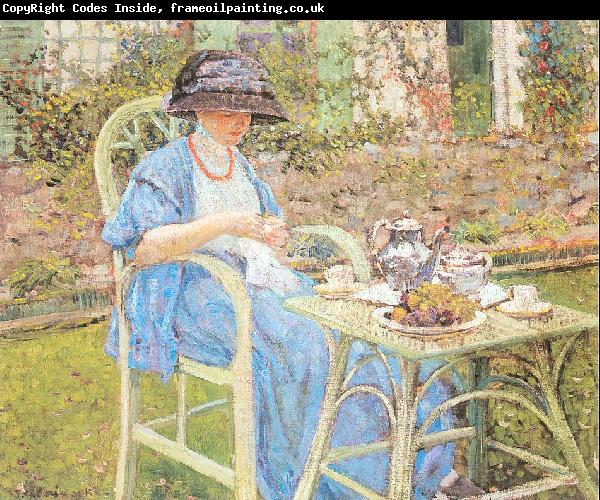 Frieseke, Frederick Carl Breakfast in the Garden