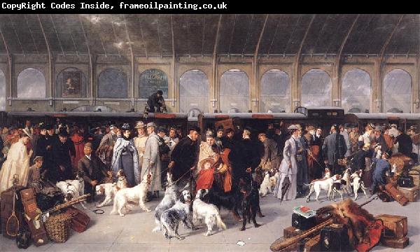 George Earle Going North,King's Cross Station