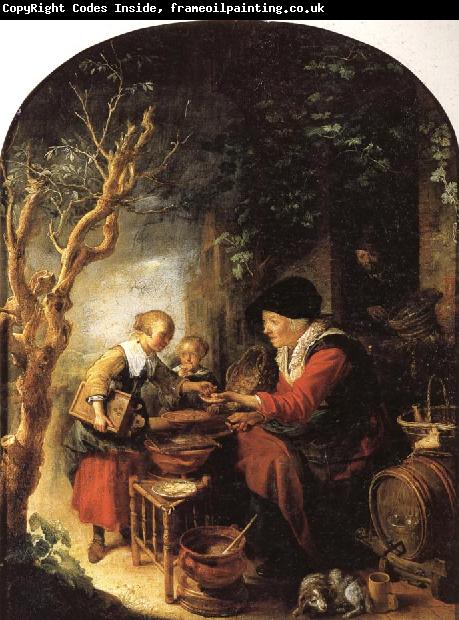 Gerrit Dou The Fritter Seller