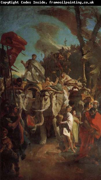 Giovanni Battista Tiepolo The Triumph of Aurelian