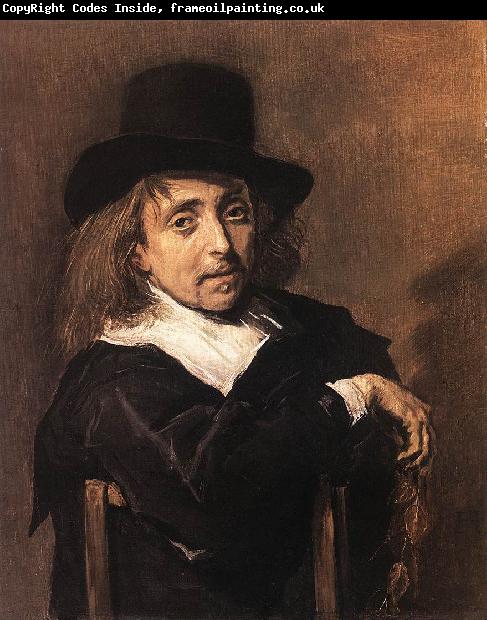 HALS, Frans Seated Man Holding a Branch