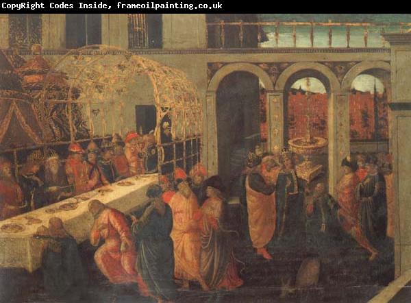 JACOPO del SELLAIO The Banquet of Ahasuerus