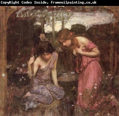 John William Waterhouse Study for Nymphs finding the Head of Orpheus