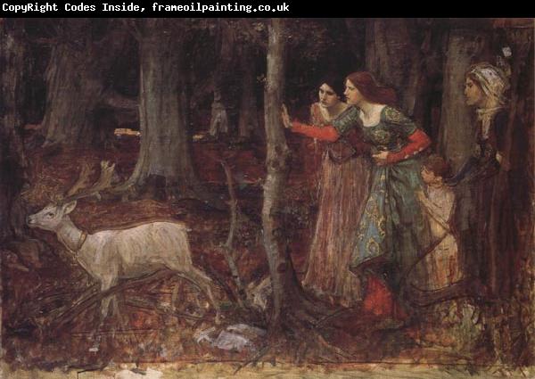 John William Waterhouse The Mystic Wood