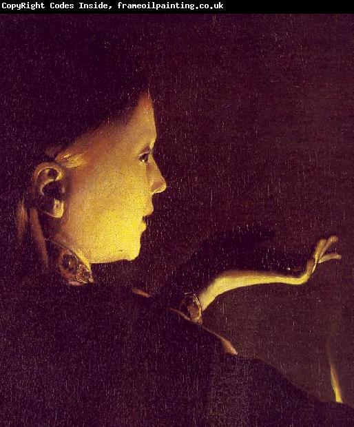 LA TOUR, Georges de The Dream of St Joseph (detail)