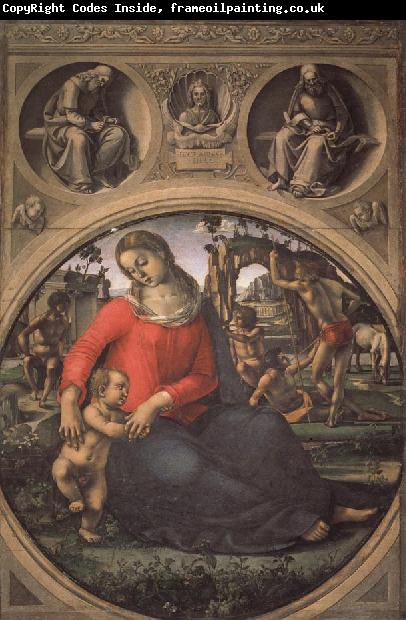 Luca Signorelli Madonna and Child with Prophets