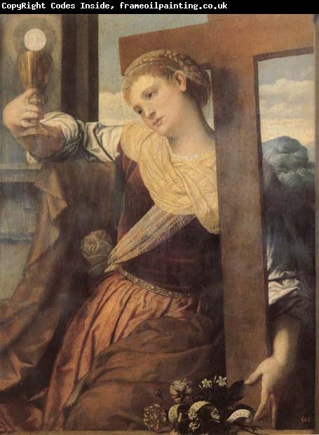 MORETTO da Brescia Allegory of Faith