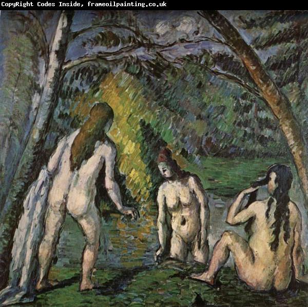 Paul Cezanne Three Women Bathing