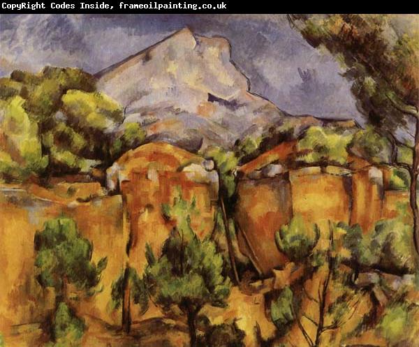 Paul Cezanne Mont Sainte-Victoire Seen from Bibemus